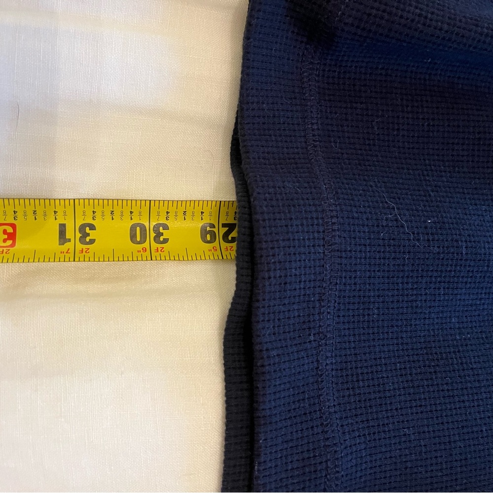 Banana Republic Dark Blue Henley Shirt - Picture 5 of 5